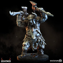 Load image into Gallery viewer, Aurox Battlesmith | Beastmen | Bestiarum | Miniatures D&amp;D Wargaming DnD