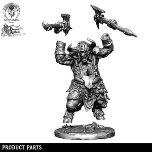 Aurox Battlesmith | Beastmen | Bestiarum | Miniatures D&D Wargaming DnD