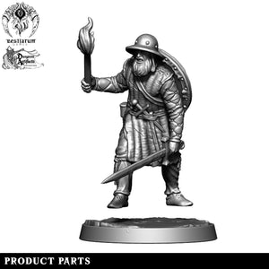 Militia Footmen | House Lionheart | Bestiarum | Miniatures D&D Wargaming DnD