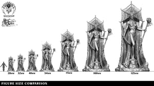 Dark Elf High Priestess | The Remade | Bestiarum | Miniatures D&D Wargaming DnD