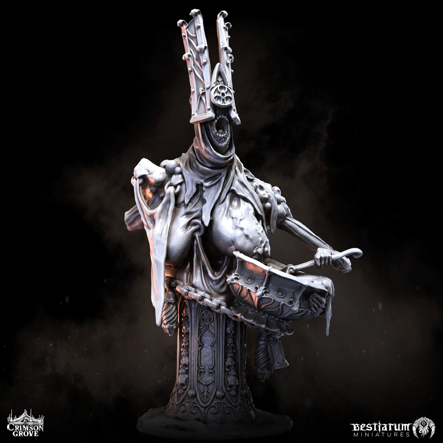 Grove Hierophant - Bust | Crimson Grove Abbey | Bestiarum | Miniatures D&D Wargaming DnD