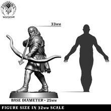 Load image into Gallery viewer, Militia Archers | House Lionheart | Bestiarum | Miniatures D&amp;D Wargaming DnD