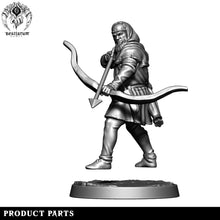 Load image into Gallery viewer, Militia Archers | House Lionheart | Bestiarum | Miniatures D&amp;D Wargaming DnD