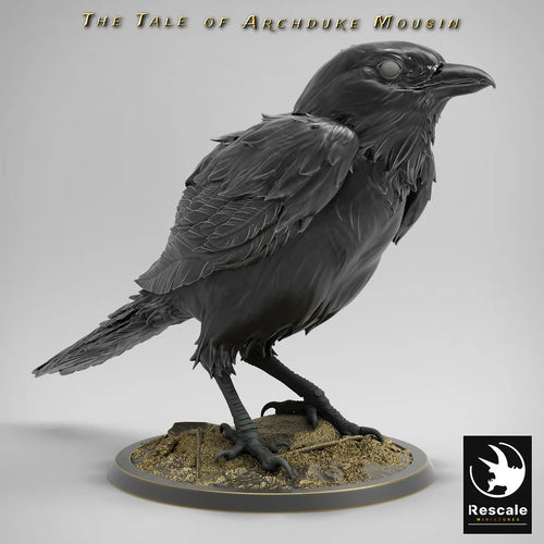 Standing Magpie - Wild - The Tale of Archduke Mousin - Rescale Miniatures - Wargaming D&D DnD