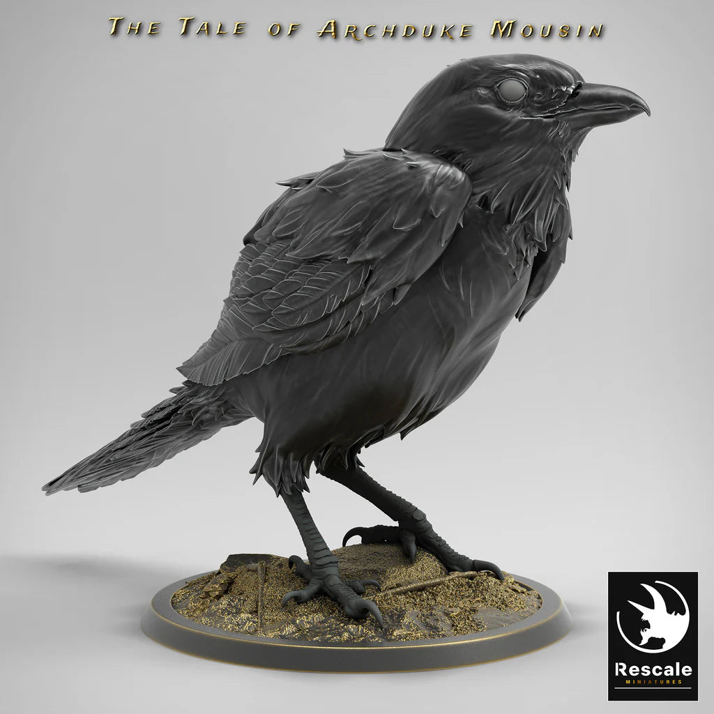 Standing Magpie - Wild - The Tale of Archduke Mousin - Rescale Miniatures - Wargaming D&D DnD