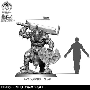 Gladiator Sentinel | The Court of Balazar | Bestiarum | Miniatures D&D Wargaming DnD