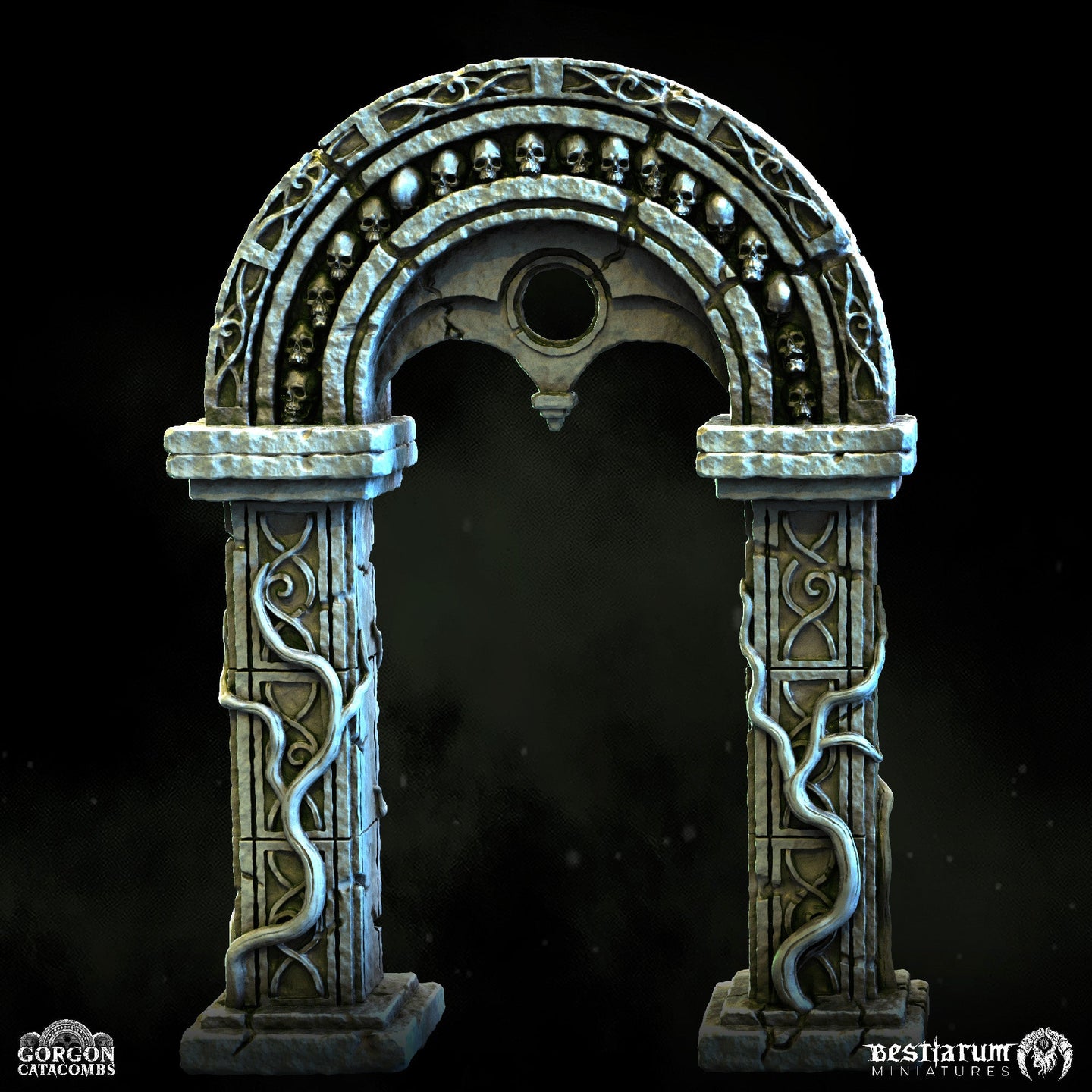 Church Entrance | Gorgon Catacombs | Bestiarum | Miniatures D&D Wargaming DnD
