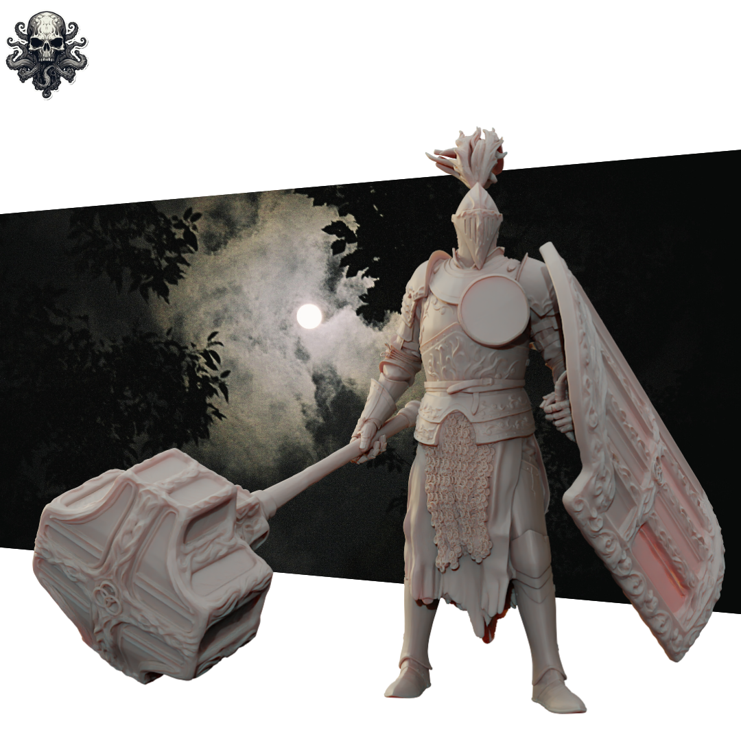 Plume Knight - Realsteone - Terrain Wargaming D&D DnD 32mm 40mm 54mm