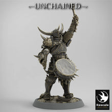 Load image into Gallery viewer, Olaf&#39;s Light Soldier with Drum - Unchained - Rescale Miniatures - Wargaming D&amp;D DnD