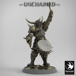 Olaf's Light Soldier with Drum - Unchained - Rescale Miniatures - Wargaming D&D DnD