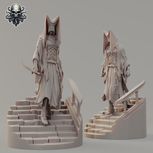 Night Maiden - Realsteone - Terrain Wargaming D&D DnD 32mm 40mm 54mm