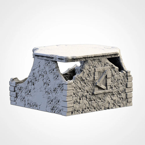 Abandoned Town - Battle Builder Tech - Txarli Factory Terrain Wargaming D&D DnD