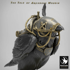 Standing Magpie - Saddled - The Tale of Archduke Mousin - Rescale Miniatures - Wargaming D&D DnD