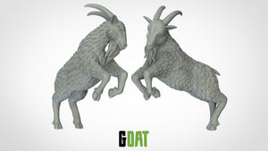 Goat - Animals - 3D IP Studios - Terrain Wargaming D&D DnD 28mm 32mm 40mm 54mm 75mm 100mm 125mm