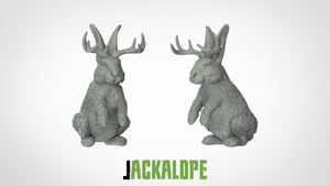 Jackalope - Animals - 3D IP Studios - Terrain Wargaming D&D DnD 28mm 32mm 40mm 54mm 75mm 100mm 125mm