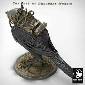 Standing Magpie - Saddled - The Tale of Archduke Mousin - Rescale Miniatures - Wargaming D&D DnD