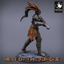 Load image into Gallery viewer, Amazon Heavy Soldier Mace Squadron - Mist of the Jungle - Rescale Miniatures - Wargaming D&amp;D DnD