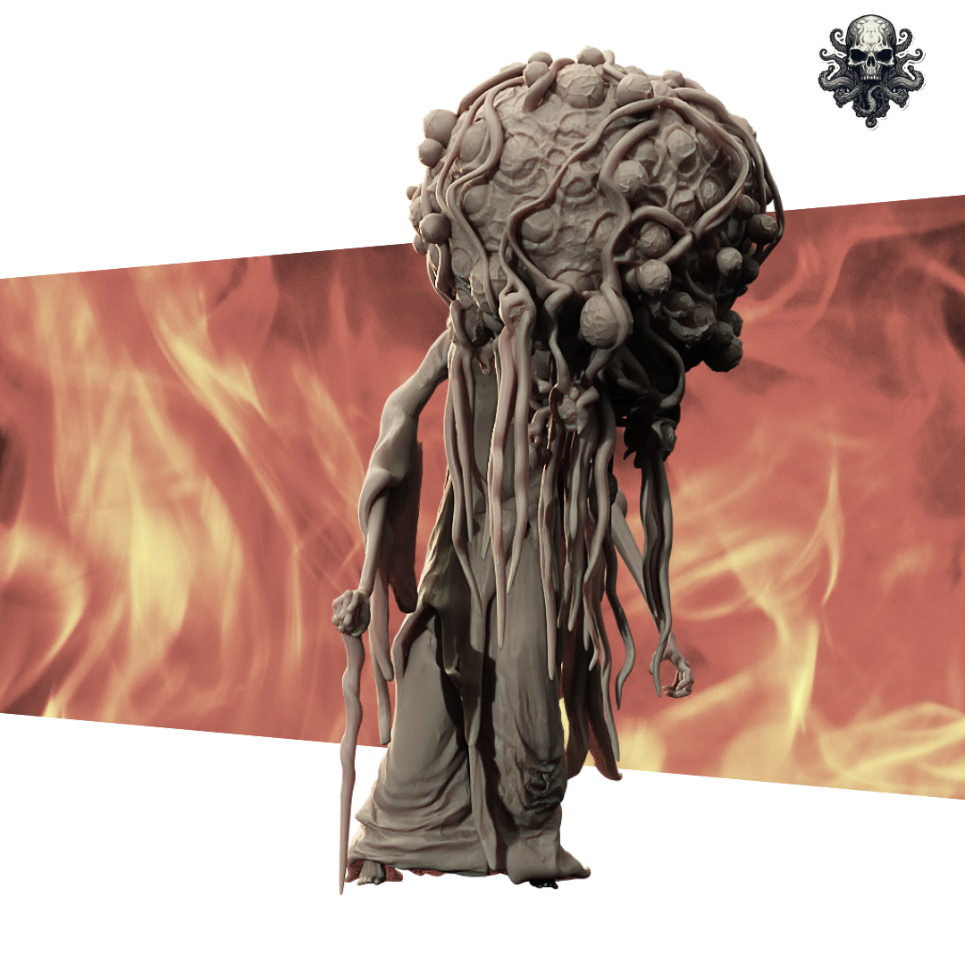 Untouchable Senior Citizen - Realsteone - Terrain Wargaming D&D DnD 32mm 40mm 54mm