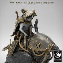 Load image into Gallery viewer, Standing Magpie - Mounted - The Tale of Archduke Mousin - Rescale Miniatures - Wargaming D&amp;D DnD