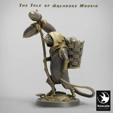 Load image into Gallery viewer, Mouse Farmer B - The Tale of Archduke Mousin - Rescale Miniatures - Wargaming D&amp;D DnD