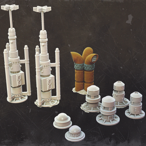 Water Farming Equipment - Mos Jemra - Multiverse - Terrain Wargaming D&D DnD