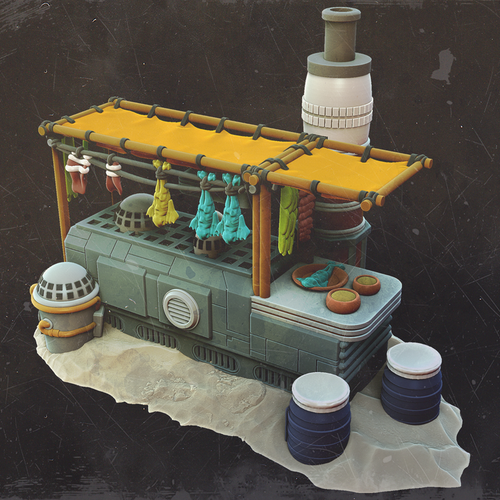 Del's Grill - Mos Jemra - Multiverse - Terrain Wargaming D&D DnD