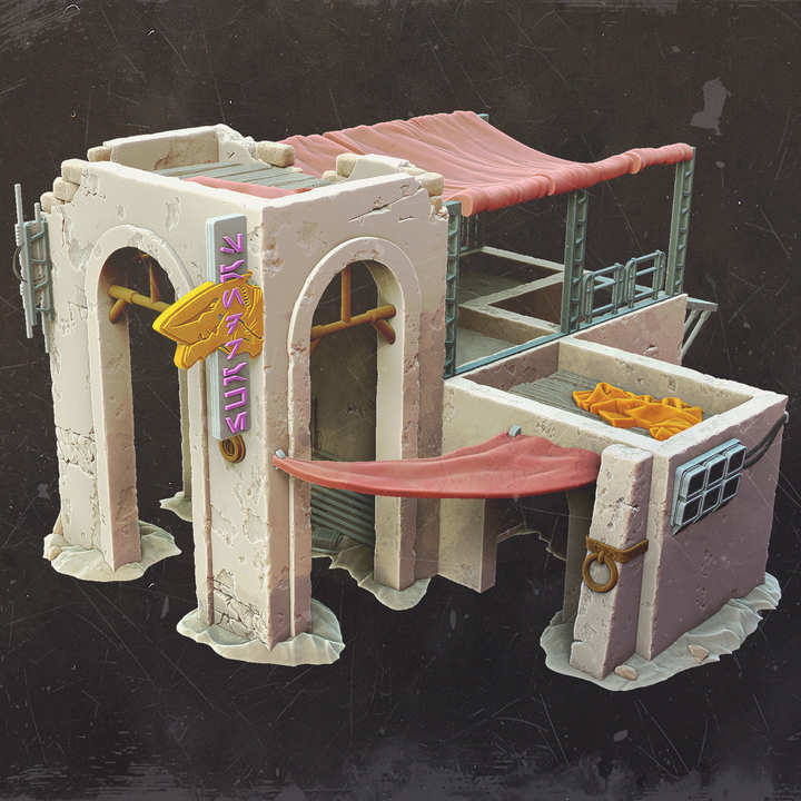 Sandrake Guildhall - Mos Jemra - Multiverse - Terrain Wargaming D&D DnD