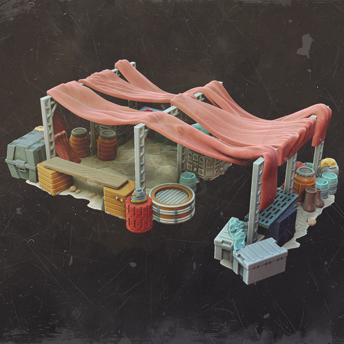 Oasis Outfitters - Mos Jemra - Multiverse - Terrain Wargaming D&D DnD