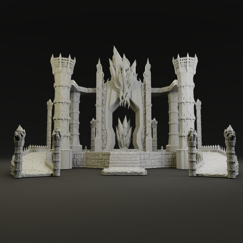 Dark Lord Throne Room - Dominion of the Dark Lord - Tabletop Terrain - Terrain Wargaming D&D DnD
