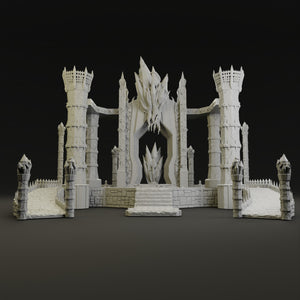 Dark Lord Throne Room - Dominion of the Dark Lord - Tabletop Terrain - Terrain Wargaming D&D DnD