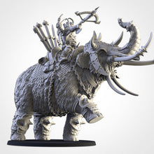 Load image into Gallery viewer, Khan on Mammoth - Northern Ogres - Txarli Factory Monster D&amp;D DnD