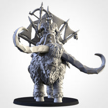 Load image into Gallery viewer, Khan on Rock Aurochs - Northern Ogres - Txarli Factory Monster D&amp;D DnD