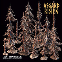 Load image into Gallery viewer, Infected Conifers Spruce Modular Forest Set - Asgard Rising Miniatures - Wargaming D&amp;D DnD