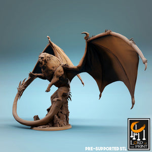 Manticore Set - Highest Peak and Lowest Cavern - Rescale Miniatures - Wargaming D&D DnD