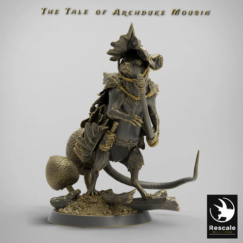 Mouse Archer D - The Tale of Archduke Mousin - Rescale Miniatures - Wargaming D&D DnD