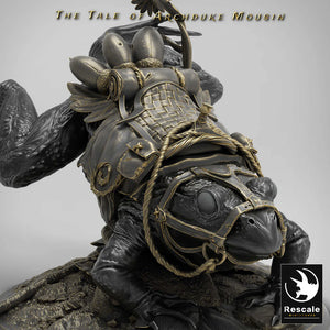 Landing Frog - Saddled - The Tale of Archduke Mousin - Rescale Miniatures - Wargaming D&D DnD