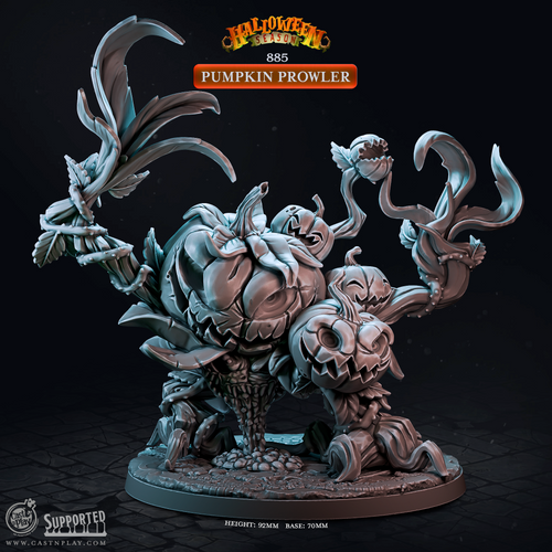Pumpkin Prowler - Halloween Season - CastNPlay - Terrain Wargaming D&D DnD 28mm 32mm 40mm 54mm