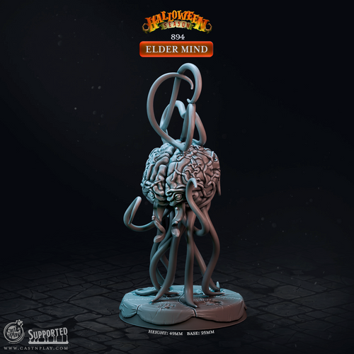Elder Mind - Halloween Season - CastNPlay - Terrain Wargaming D&D DnD 28mm 32mm 40mm 54mm