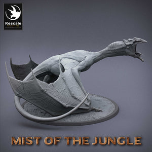 Feral Prehistoric Wyvern Pack - Mist of the Jungle - Rescale Miniatures - Wargaming D&D DnD