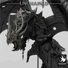 Load image into Gallery viewer, Armored Unchained Dragon - Unchained - Rescale Miniatures - Wargaming D&amp;D DnD