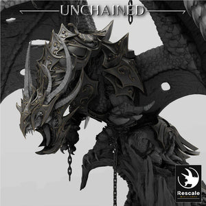 Armored Unchained Dragon - Unchained - Rescale Miniatures - Wargaming D&D DnD