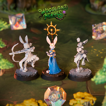Load image into Gallery viewer, Rabbitfolk Wardens - Woodland Heroes - CastNPlay - Terrain Wargaming D&amp;D DnD 28mm 32mm 40mm 54mm