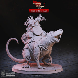 War Drum Rat - The Ballad of the Rat Plague - CastNPlay - Terrain Wargaming D&D DnD 28mm 32mm 40mm 54mm