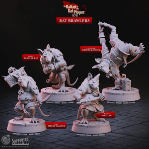 Rat Brawlers - The Ballad of the Rat Plague - CastNPlay - Terrain Wargaming D&D DnD 28mm 32mm 40mm 54mm