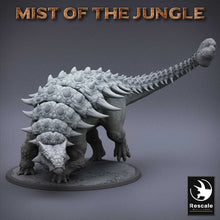 Load image into Gallery viewer, Wild Ankylosaurus - Attack - Mist of the Jungle - Rescale Miniatures - Wargaming D&amp;D DnD