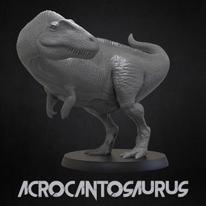 Acrocanthosaurus - Dinosaurs Set 3 - 3D IP Studios - Terrain Wargaming D&D DnD 28mm 32mm 40mm 54mm