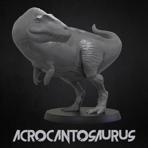 Acrocanthosaurus - Dinosaurs Set 3 - 3D IP Studios - Terrain Wargaming D&D DnD 28mm 32mm 40mm 54mm