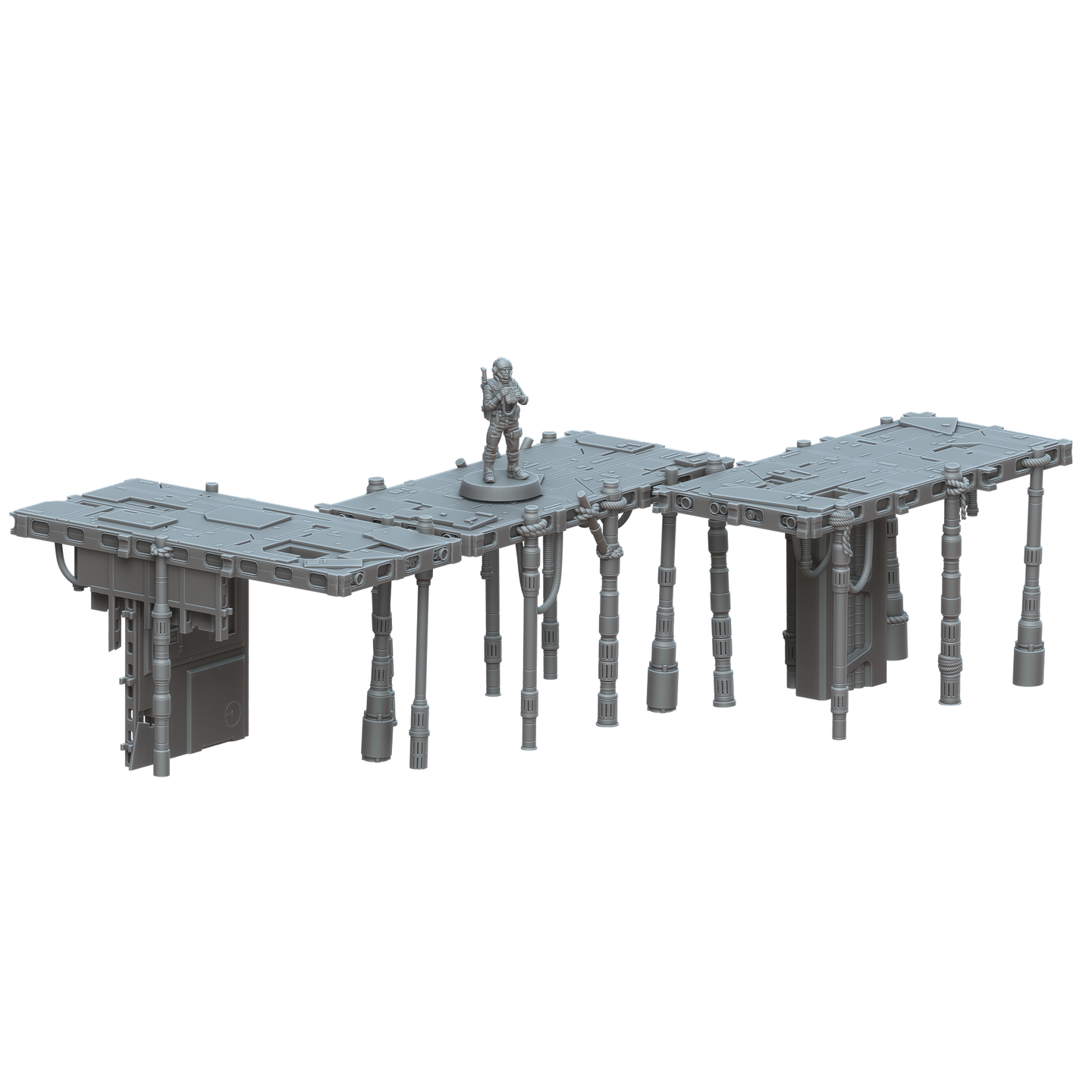Ramshackle Walkways - A Distant Outpost - Multiverse - Terrain Wargaming D&D DnD