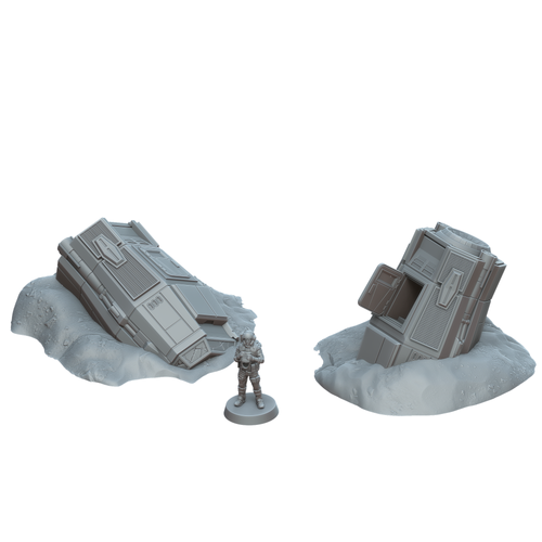 Escape Pods - A Distant Outpost - Multiverse - Terrain Wargaming D&D DnD