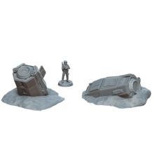 Load image into Gallery viewer, Escape Pods - A Distant Outpost - Multiverse - Terrain Wargaming D&amp;D DnD